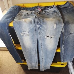 Three pair of jeans in excellent condition!